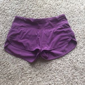 Lululemon Speed Up shorts